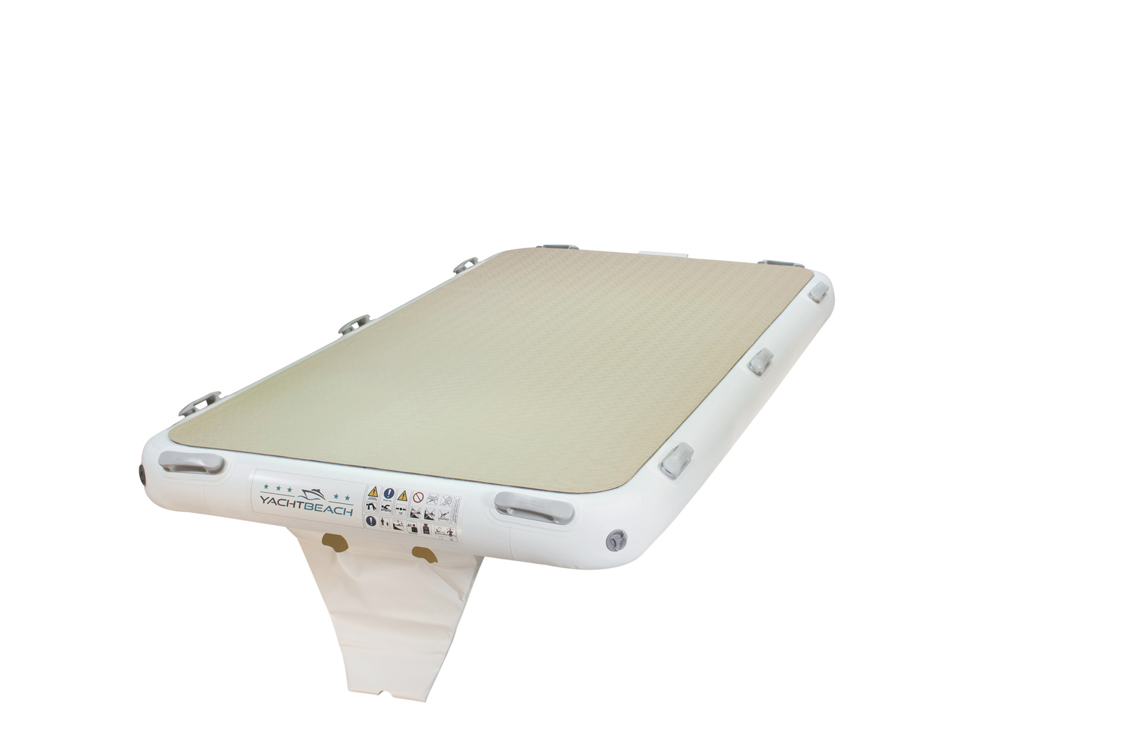 Yachtbeach 3.0 - Allegra Champagne Mat 300 x 160 cm - 20 cm Dropstich