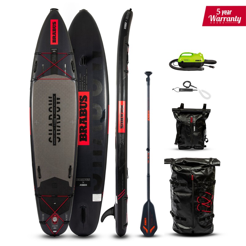 BRABUS x Jobe Shadow 11.6 Limited Edition Aufblasbares SUP Board Paket