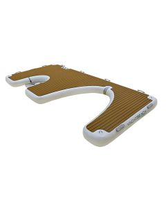 Yachtbeach Toy Dock 4.10 Premium Teak - 1x Jet Ski und 1x Multidock
