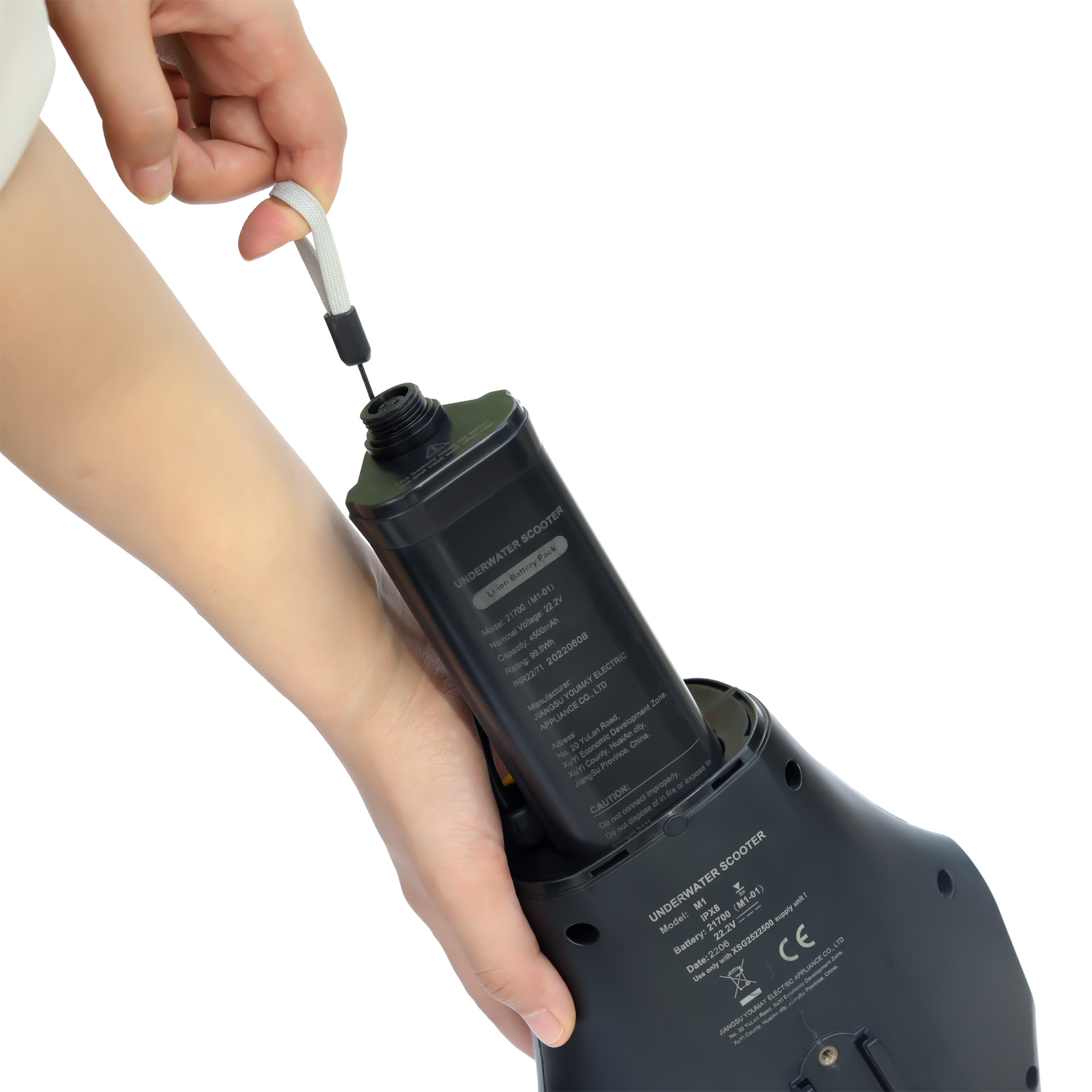 Ersatzbatterie für Powerfinne/Scooter